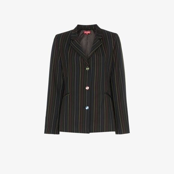 Staud Rainbow Stripe Tunnel Blazer - Picture 9 of 9